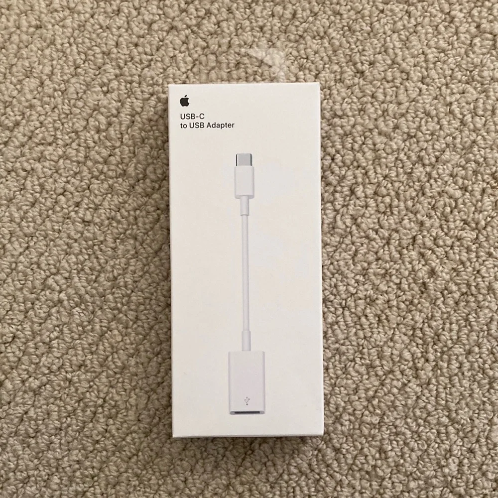 NEW Apple USB-C to USB Adapter Cable White Guaranteed Authentic NIB